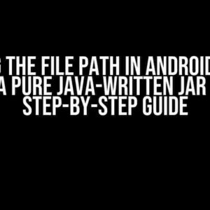 Getting the File Path in Android Studio from a Pure Java-Written JAR File: A Step-by-Step Guide