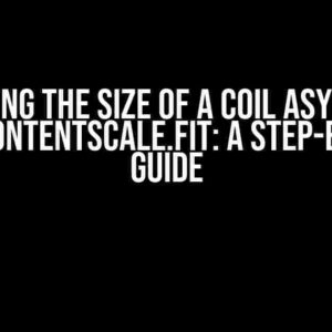 Measuring the Size of a Coil AsyncImage with ContentScale.Fit: A Step-by-Step Guide